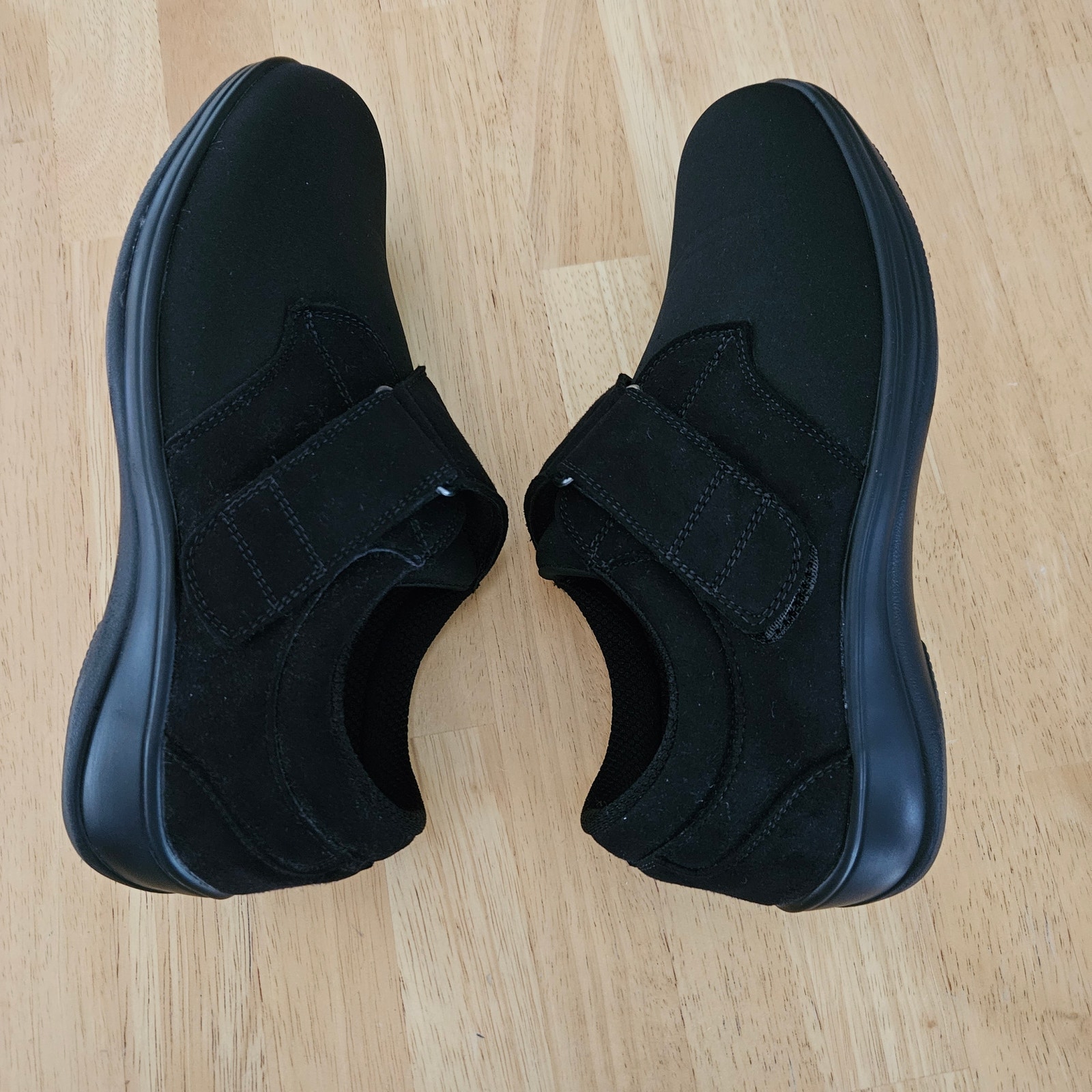 Orthofeet Women's Wichita Diabetic Comfort Shoes Black Sz 8.5 Wide Euc — image 6 of 8